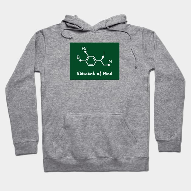 chemical formula for brain Hoodie by Typography Dose